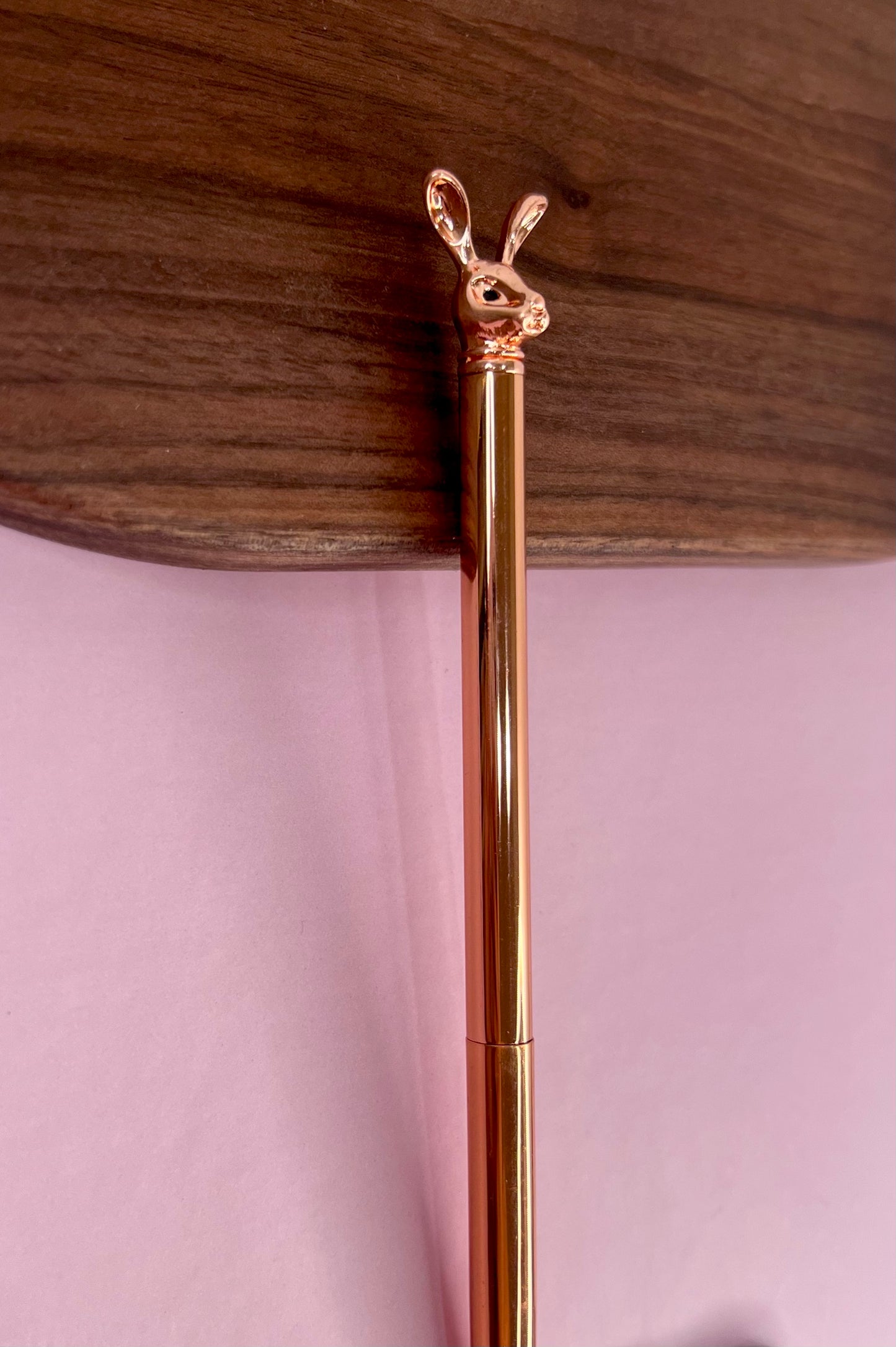 Rose gold Bunny pen