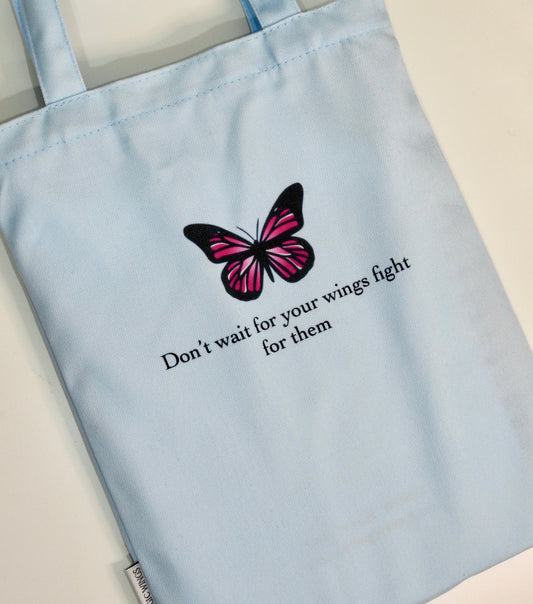 Butterfly tote bag