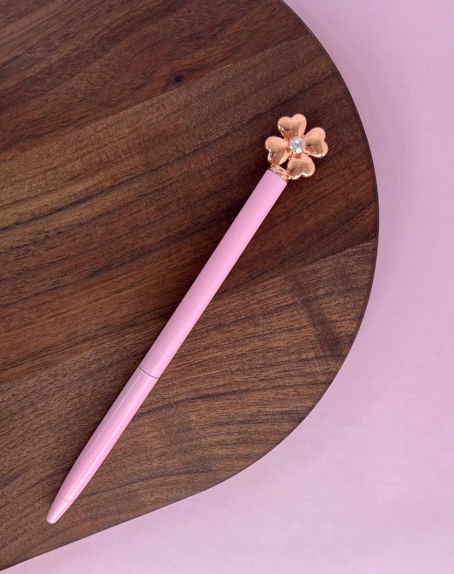 Pink Clover pen